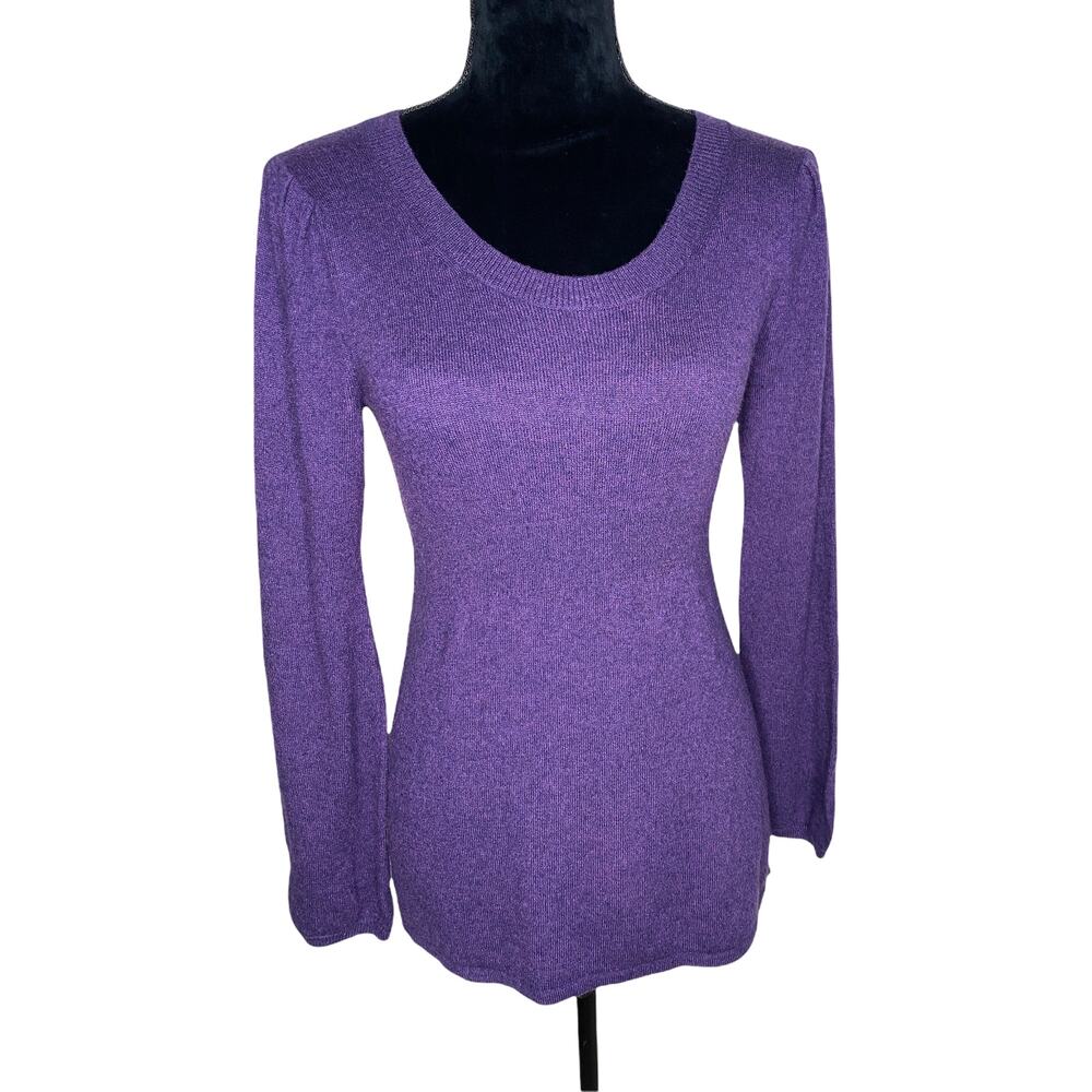 Banana republic purple sweater small